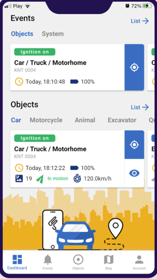 screenshot of Floomli GPS